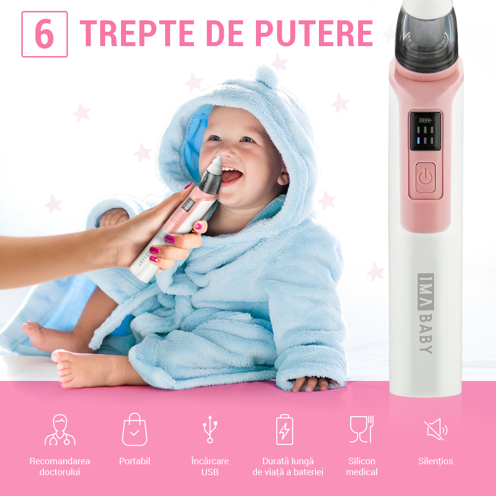 aspirator nazal electric ima baby roz2 1 2